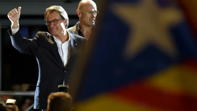 "Junts per Si" adlı bağımsızlık yanlısı partinin lideri Raul Romeva