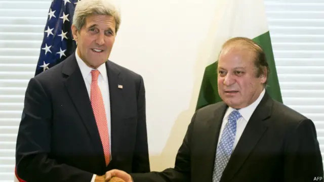 امریکی وزیرخارجہ نے کہا کہ صدر اوباما اکتوبر میں وزیراعظم نواز شریف کے دورہ امریکہ کے منتظر ہیں