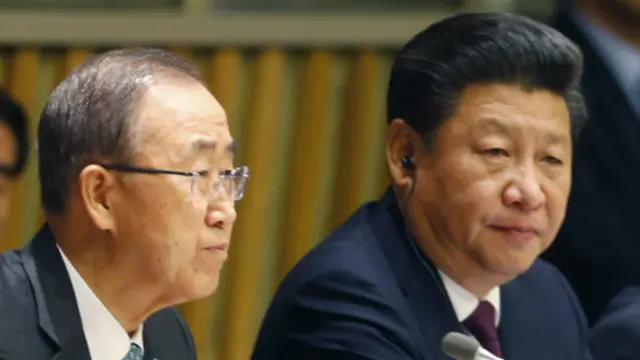 习近平到联合国发表演讲