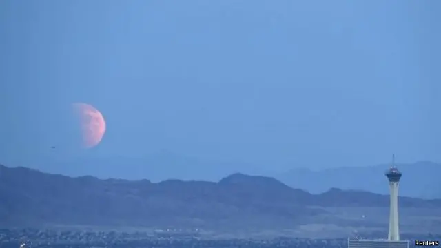 الظاهرة كما شاهدها الناس في لاس فيغاس الأمريكية