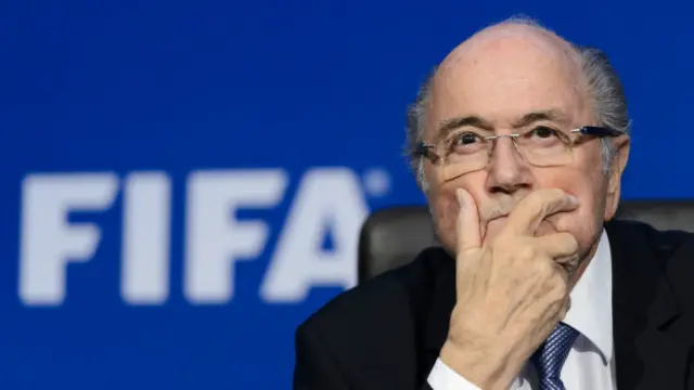 Sepp Blatter, presidente de la FIFA