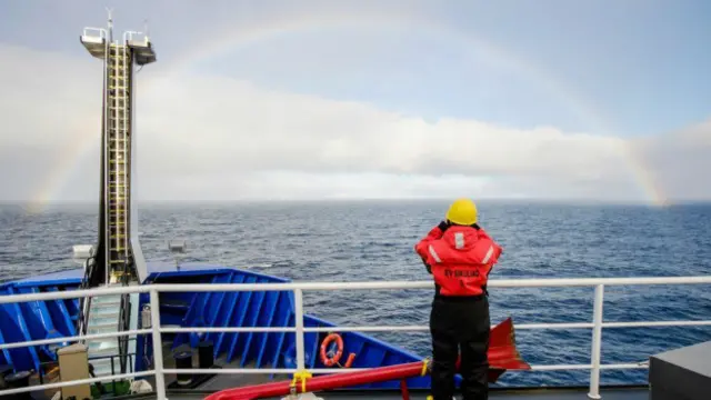 Expedição também flagrou belas paisagens no período