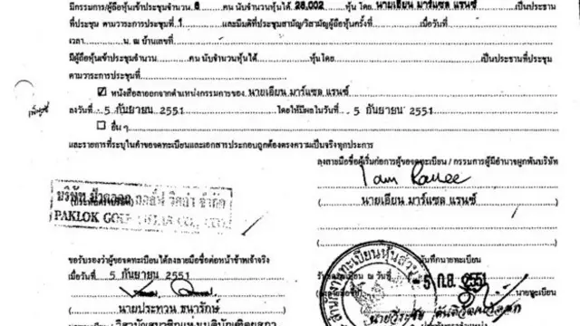 Documento falsificado