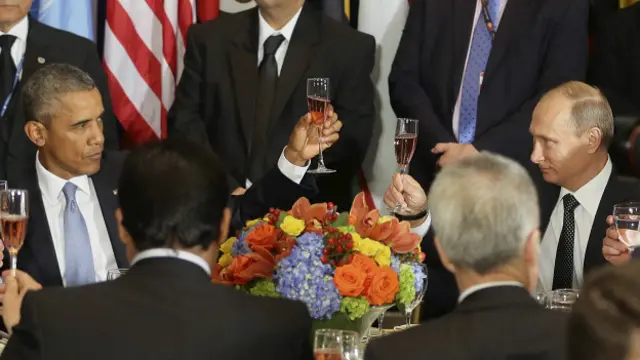Обама и Путин