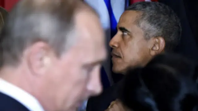 Barack Obama y Vladimir Putin