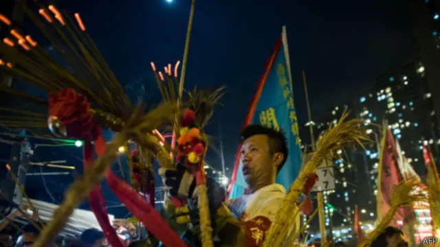 香港中秋舞火龍