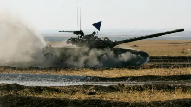 Танк в Донецкой области