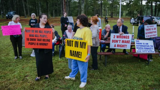 Activistas contra la pena de muerte