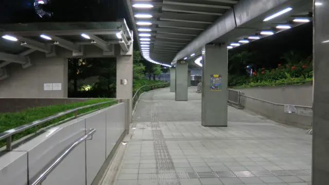 通往香港政府总部东翼的人行桥（28/9/2015）