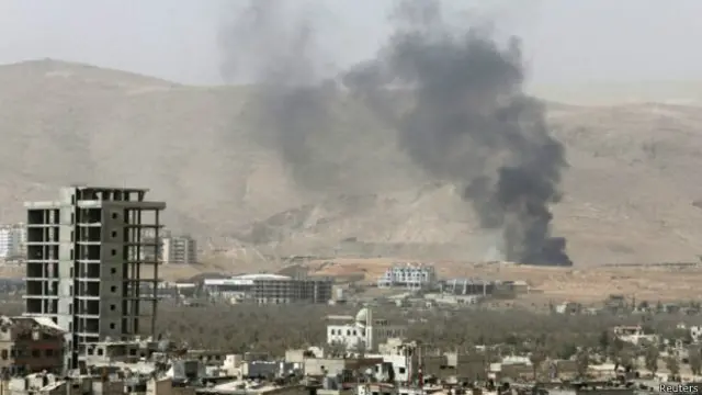 Бомбардировки в Сирии