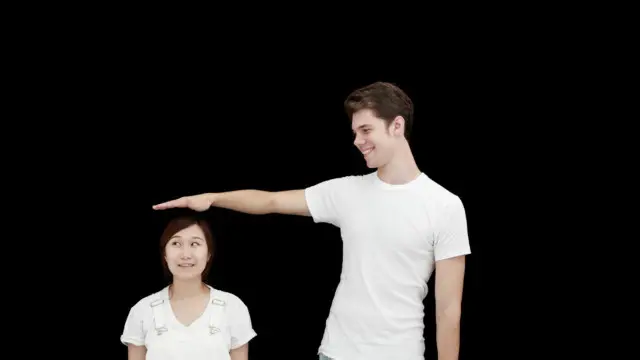 ilustrasi orang tinggi 