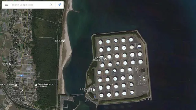 Хранилище нефти в Японии