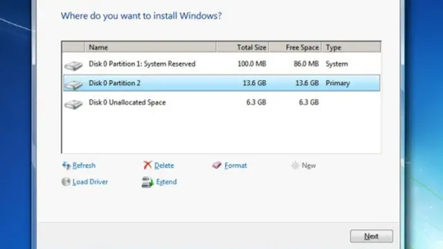 विंडोज़ इंस्टॉलेशन