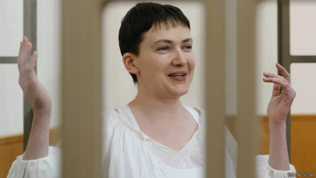 Надежда Савченко в суде