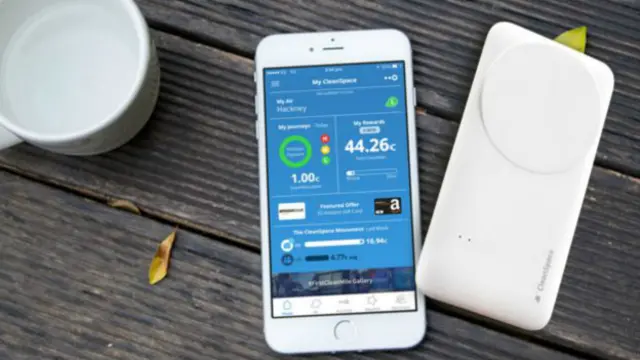 “清洁空间标”（CleanSpace tag）个人空气污染监测器