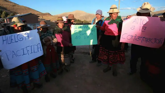 Protesta contra Las Bambas