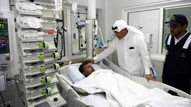 به گفته خبرگزاری سعودی وزیر بهداشت ایران از رسیدگی به وضعیت زخمی‌های واقعه ابراز قدردانی کرده است