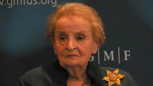 美國前國務卿奧爾布賴特（Madeleine Albright）