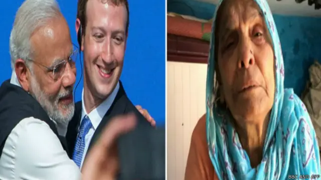 नरेंद्र मोदी, मार्क ज़करबर्ग, अख़लाक़ अहमद की मां