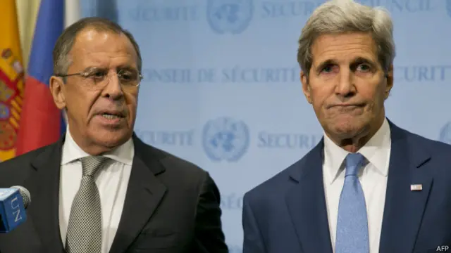 لاوروف و کری روز چهارشنبه درباره سوریه رایزنی کردند