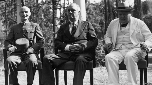 चांगकाईशेक, रूज़वेल्ट और चर्चिल