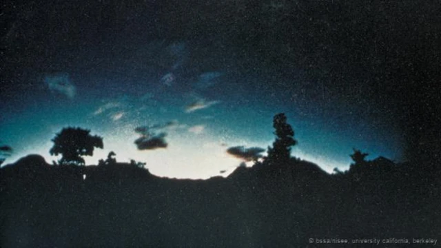 Luces fantasma en el monte Kimyo, Japón