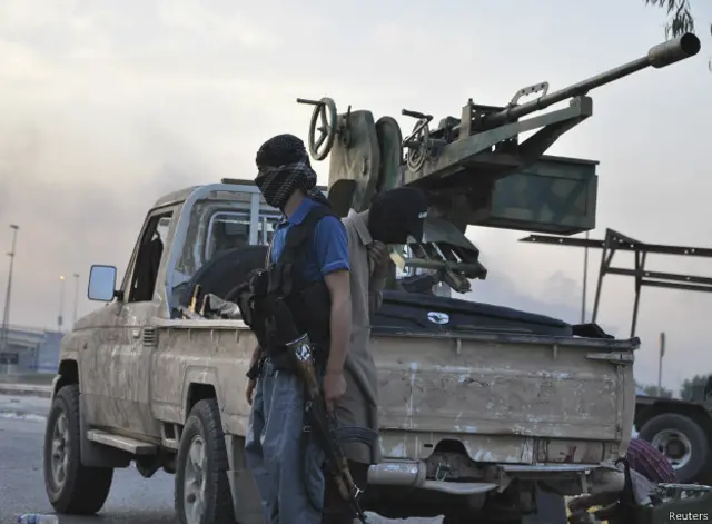 Зенитное орудие исламистов