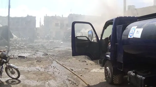 مخالفان حکومت سوریه با انتشار تصاویری، هواپیماهای روسی را به حمله به مواضع خود و مناطق غیرنظامی متهم کرده‌اند