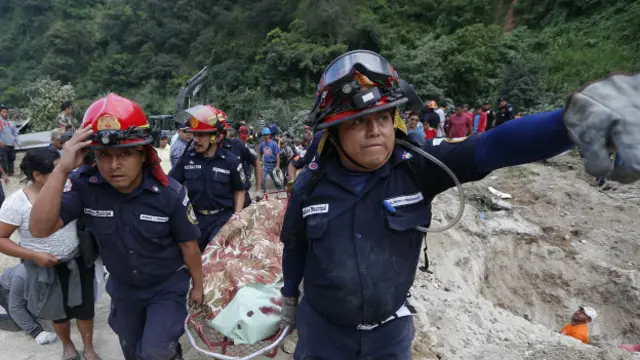 Deslave en Guatemala