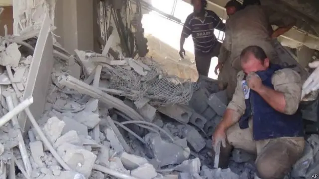 有报道说，俄国空袭击中了美国支持的“自由叙利亚军”所在地区。