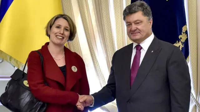 Джудіт Гоф на зустрічі з Петром Порошенком