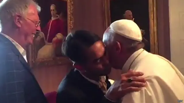 पोप फ्रांसिस, समलैंगिक जोड़ा