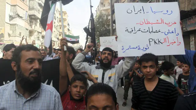 रूस के ख़िलाफ़ प्रदर्शन