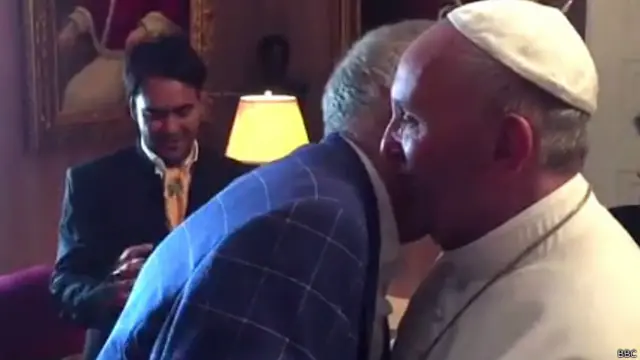 पोप फ़्रांसिस, समलैंगिक जोड़ा