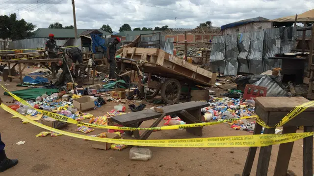 دھماکہ شہر کی مصروف مارکیٹ میں ہوا( فائل فوٹو)