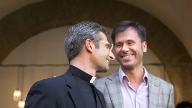 Кшиштоф Харамса со своим партнером Эдуардом