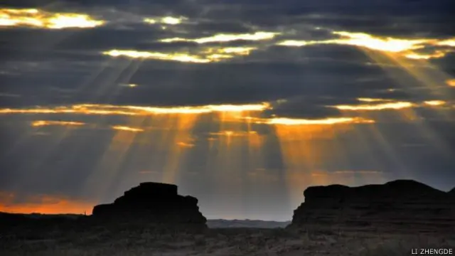 गोबी रेगिस्तान का अपार विस्तार