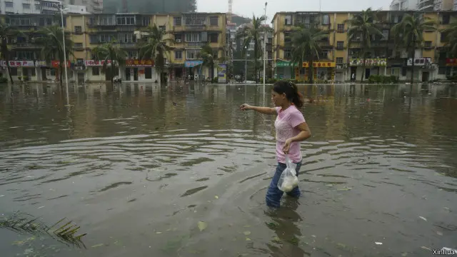 Pemerintah Daerah Guangxi melaporkan lebih 1,44 juta orang terkena dampak bencana alam ini.