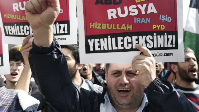 Демонстрация в Турции