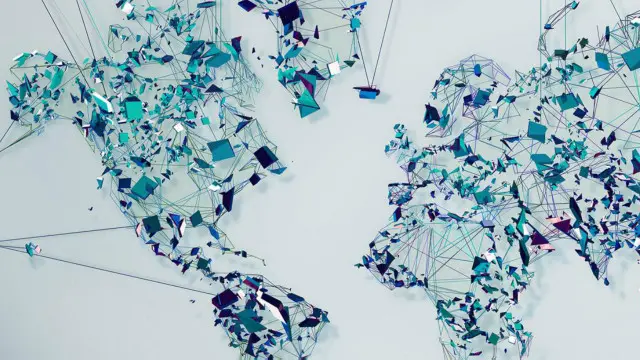 Mapa artístico moderno