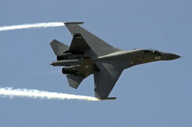 Su-30 của Nga - hình minh họa. Một chiếc tương tự của Không quân VN gặp nạn 'mất tích' hôm 14/06 ngoài Biển Đông