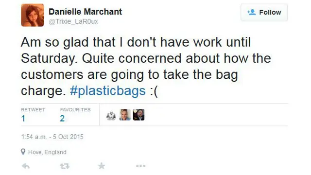 Twitter kantong plastik