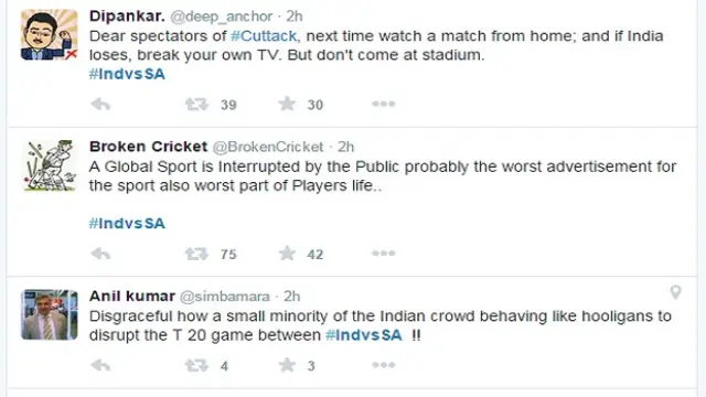 کٹک کے ناظرین کی تنقید پر بہت سے ٹویٹ سامنے آئے