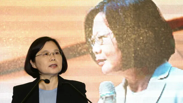 台湾2016年总统参选人蔡英文。