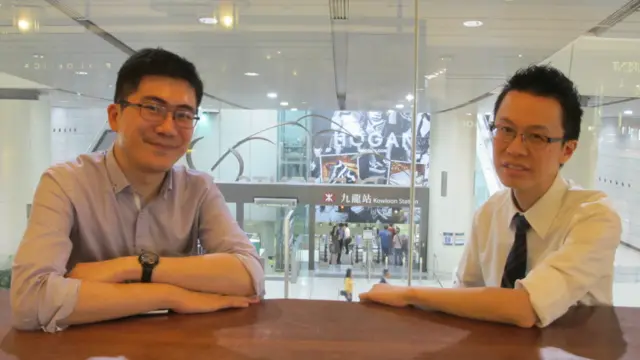 「杏林覺醒」成員馮德焜和黃任匡