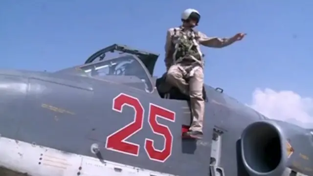 Российский летчик в Сирии