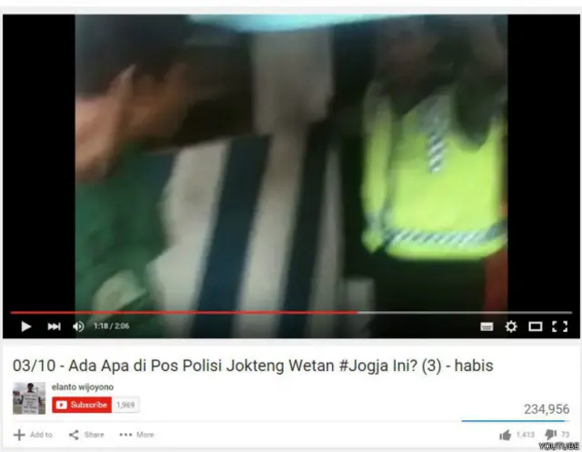Diunggah tiga hari lalu, video itu sudah ditonton puluhan ribu orang.