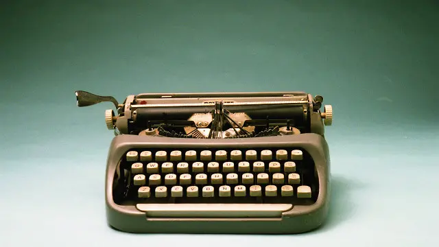 Máquina de escribir