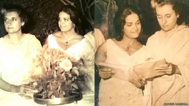 कामिनी कौशल और इंदिरा गांधी