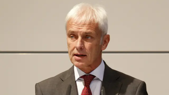 大眾汽車新任首席執行官馬蒂亞斯·穆勒